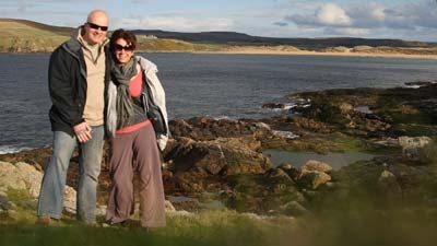 Us at Melvich Bay