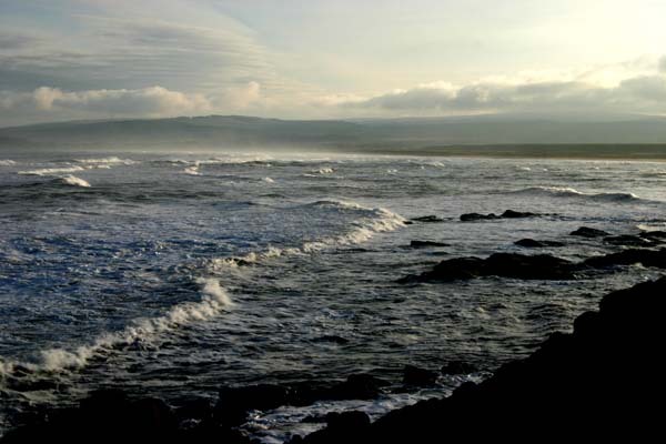 Looking back towards Dunbar