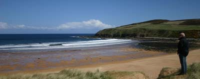 John on Melvich Beach